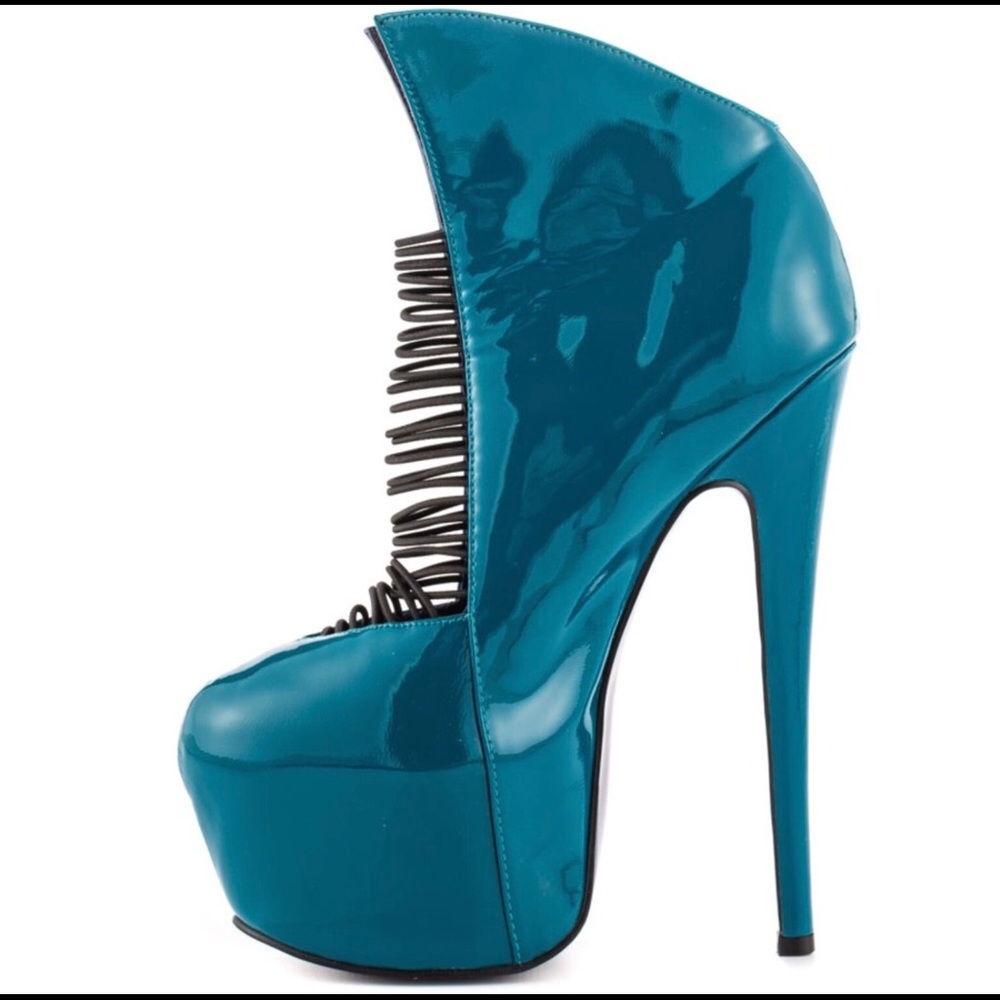 🆕Privileged Turquoise Platform Bootie - Picture 4 of 5